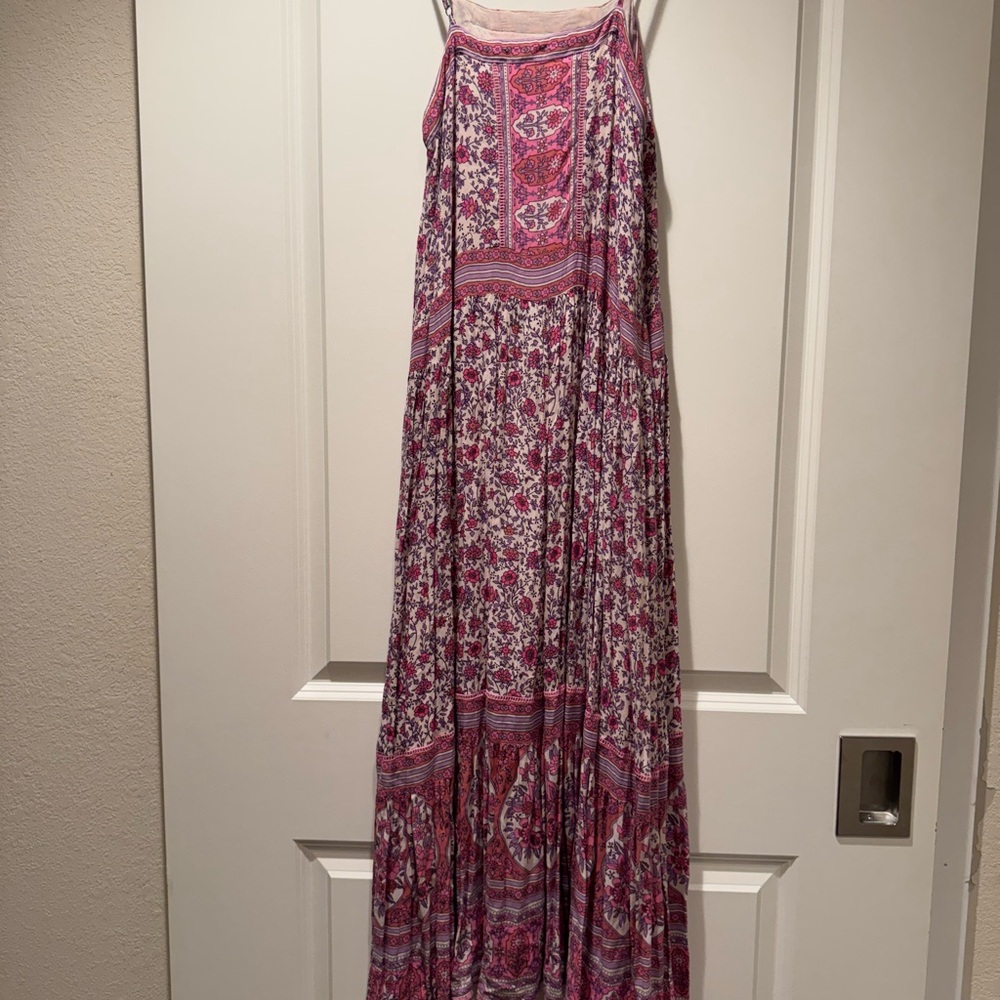 Spell & The Gypsy Collective Lilac Jasmine Strappy Maxi Dress - Picture 6 of 8